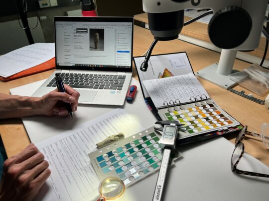 Arbeiten am Uschebti-Projekt