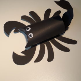 ein gebastelter Skorpion